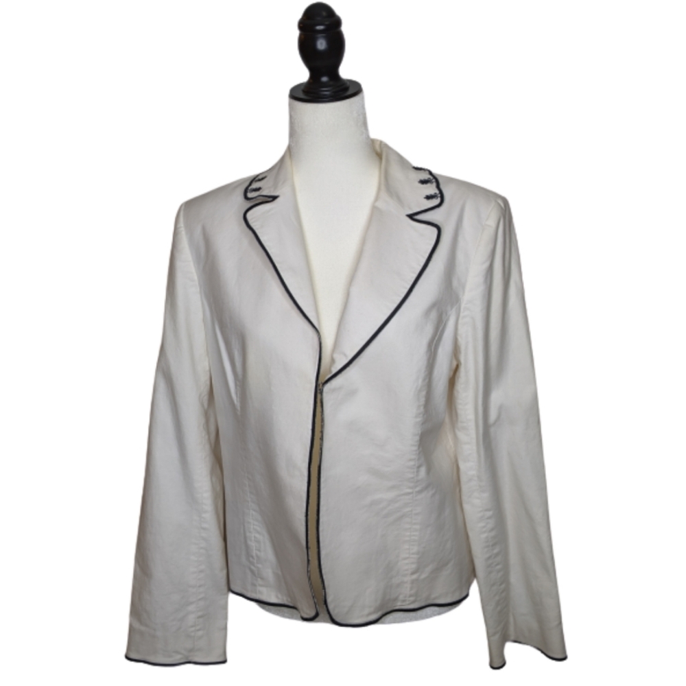Grace Elements White Blazer Size 14